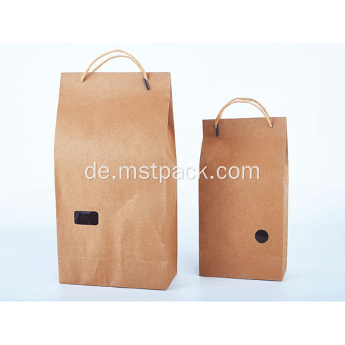 Papier flacher Beutel Mehlverpackungstasche